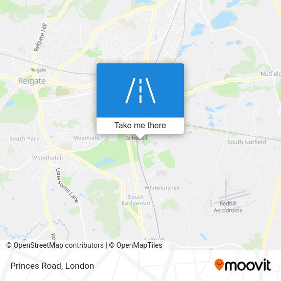 Princes Road map