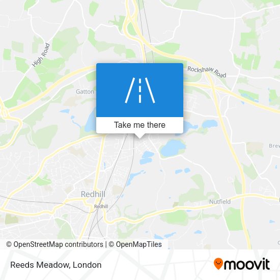 Reeds Meadow map