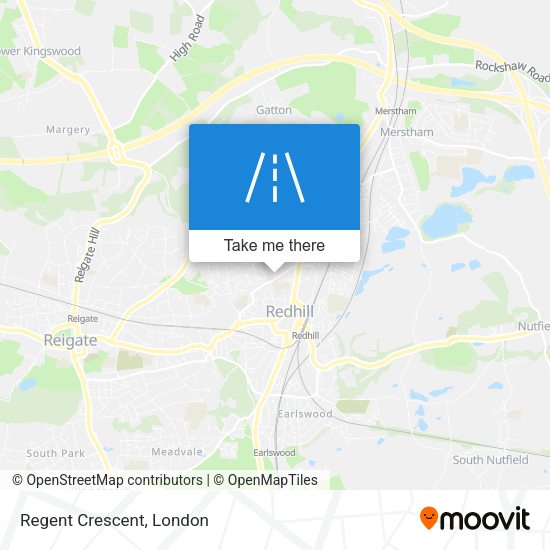 Regent Crescent map