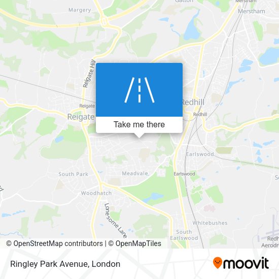 Ringley Park Avenue map