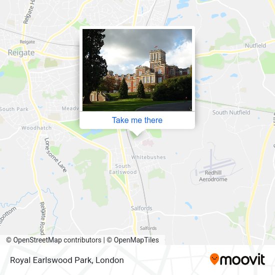 Royal Earlswood Park map