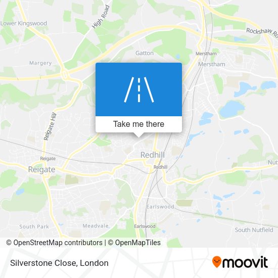 Silverstone Close map