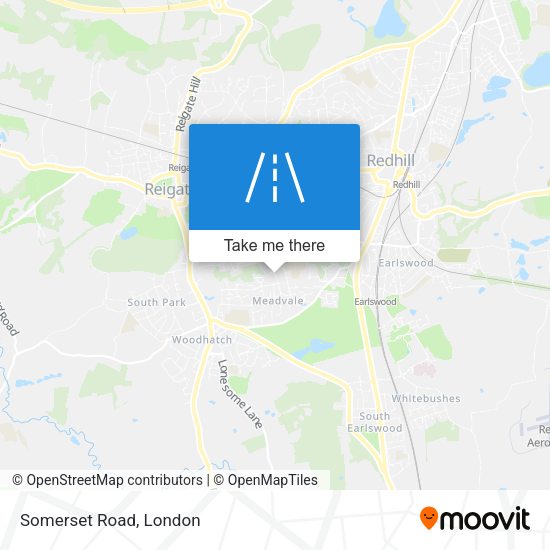 Somerset Road map