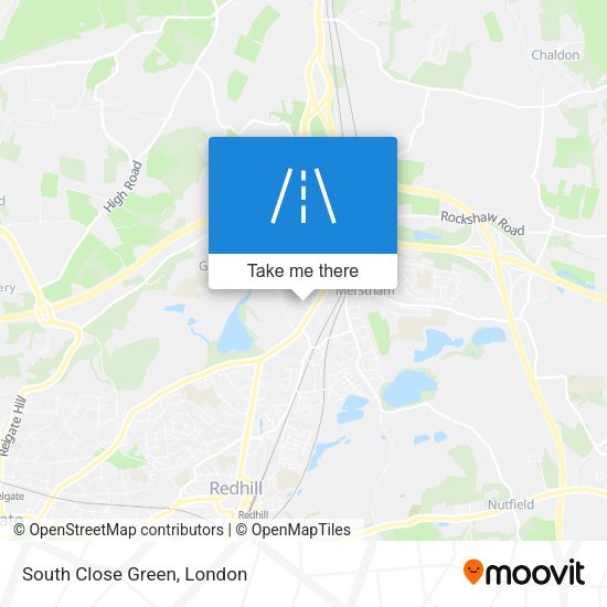South Close Green map