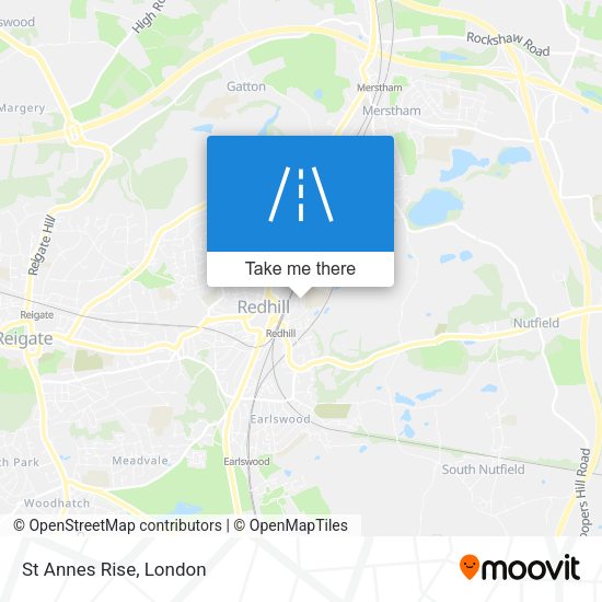 St Annes Rise map