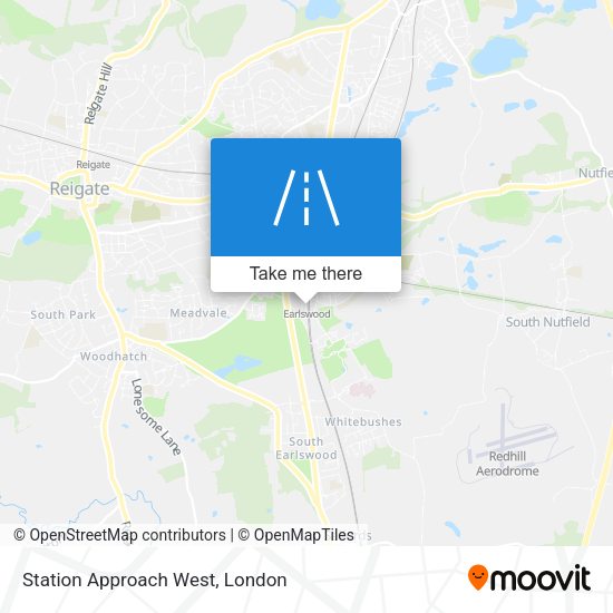 Station Approach West map
