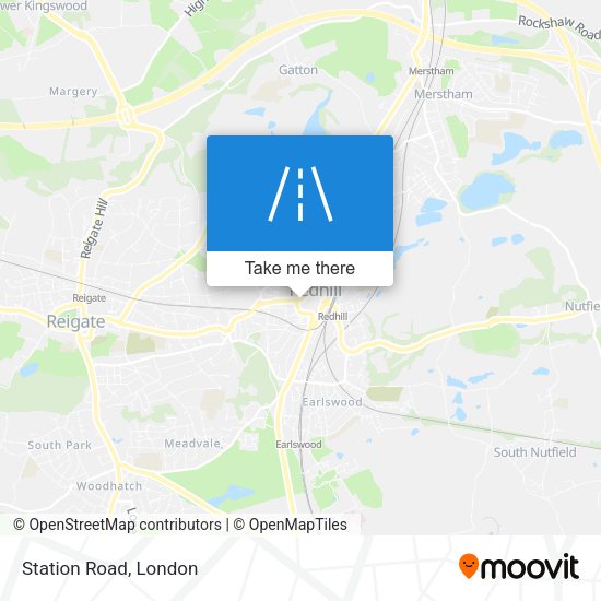 Station Road map