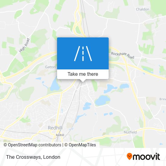 The Crossways map