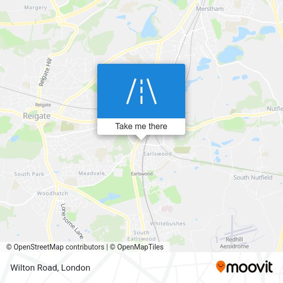 Wilton Road map