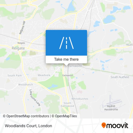 Woodlands Court map