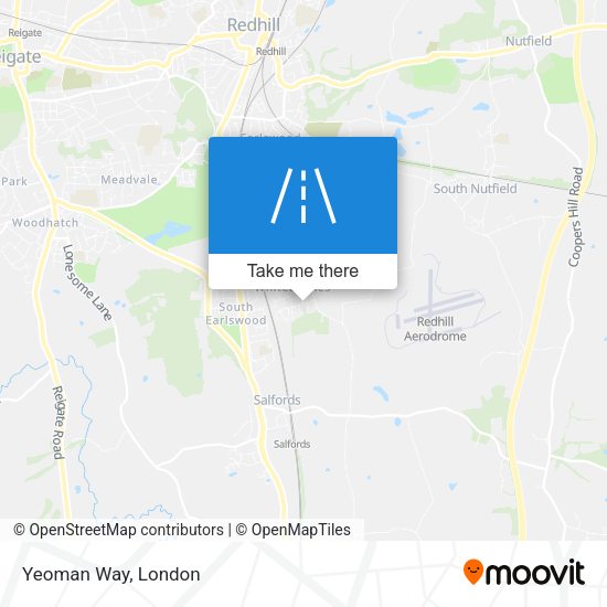 Yeoman Way map