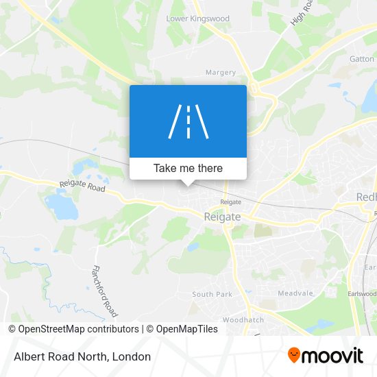 Albert Road North map
