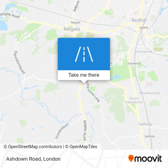 Ashdown Road map