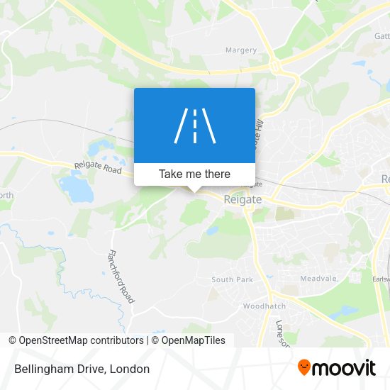 Bellingham Drive map