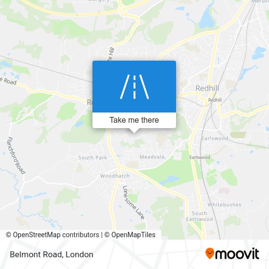 Belmont Road map