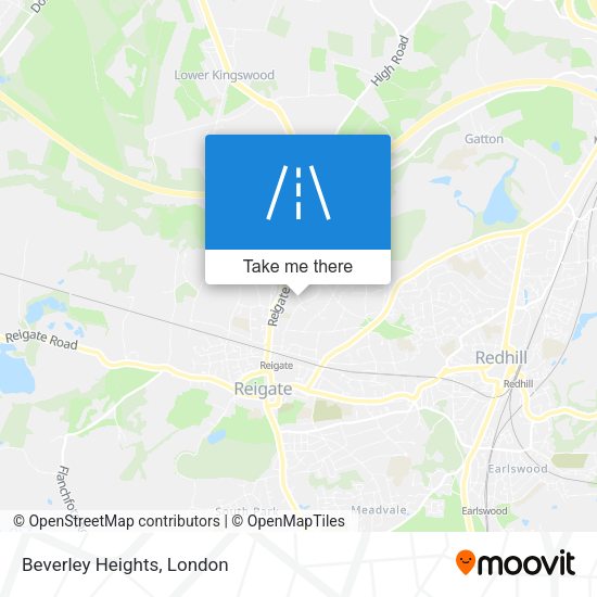 Beverley Heights map