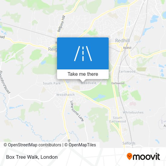 Box Tree Walk map