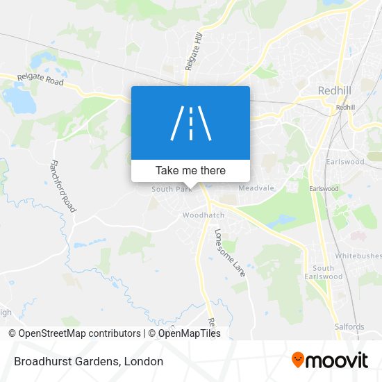 Broadhurst Gardens map