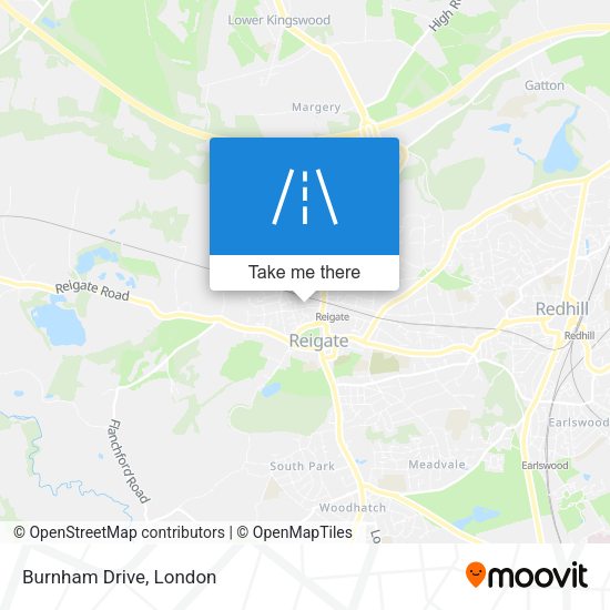 Burnham Drive map