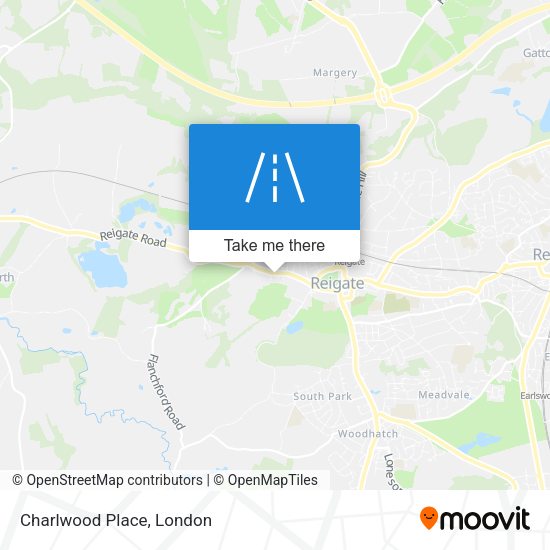 Charlwood Place map