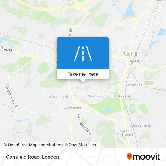 Cornfield Road map