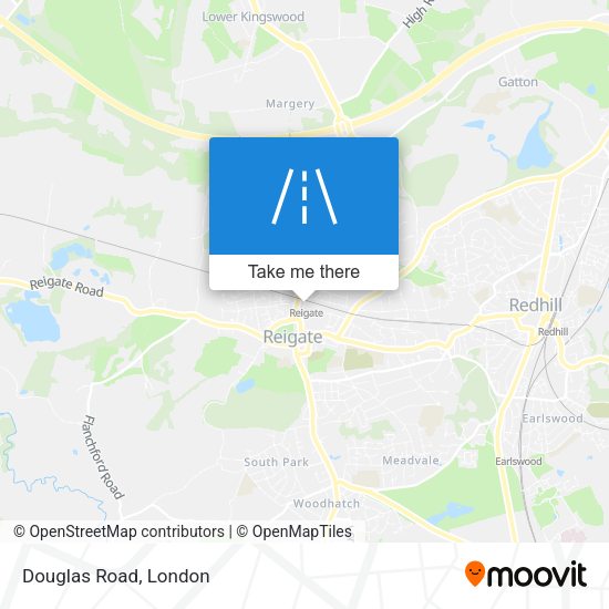 Douglas Road map