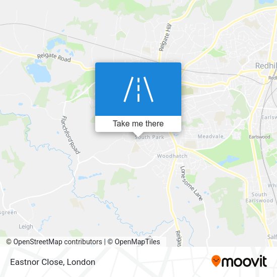 Eastnor Close map