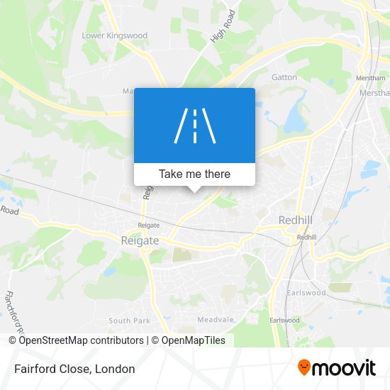 Fairford Close map