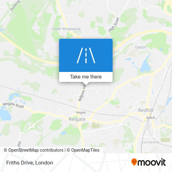 Friths Drive map