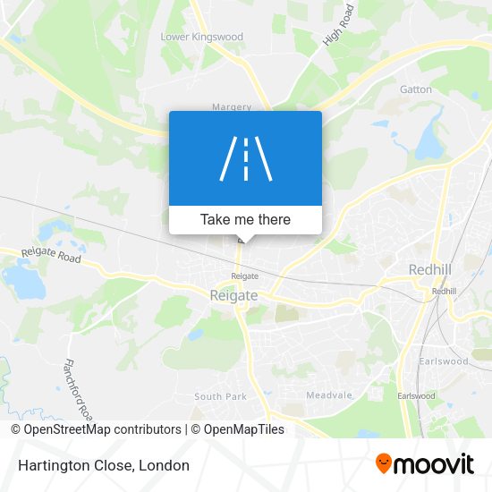 Hartington Close map