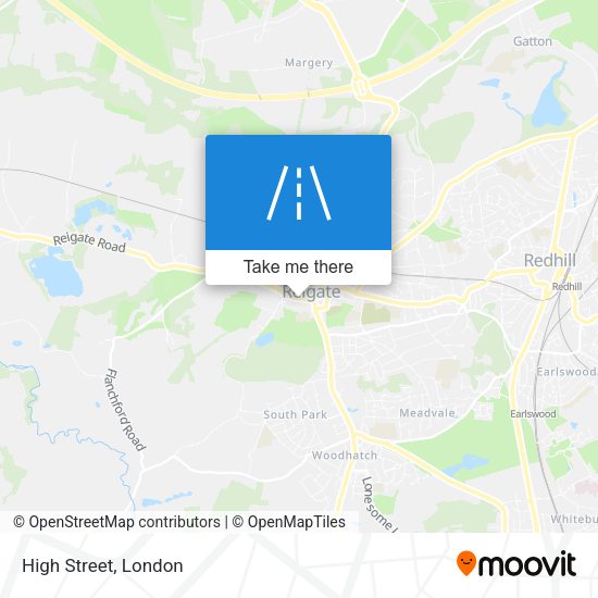 High Street map