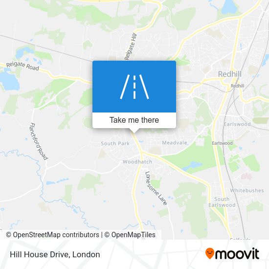 Hill House Drive map