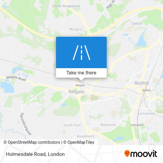 Holmesdale Road map