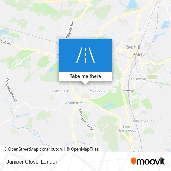 Juniper Close map