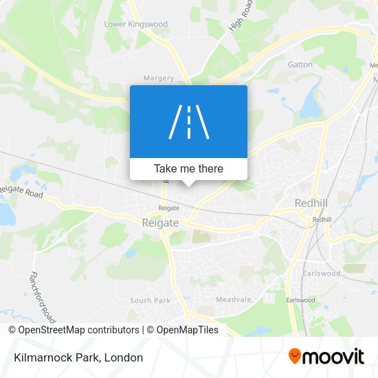 Kilmarnock Park map