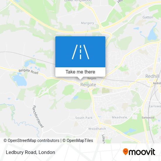 Ledbury Road map