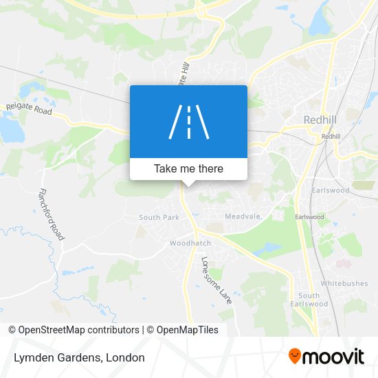Lymden Gardens map
