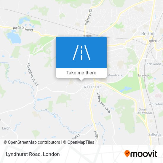Lyndhurst Road map