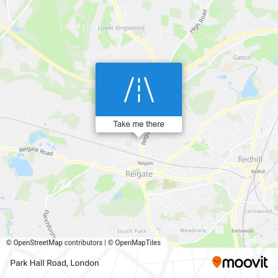 Park Hall Road map