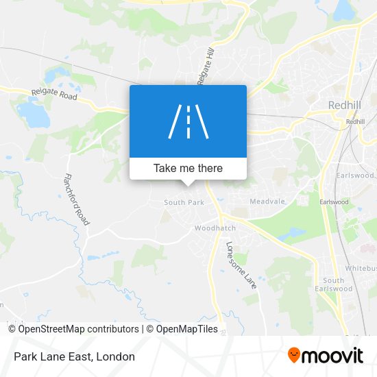Park Lane East map