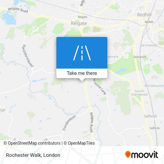 Rochester Walk map