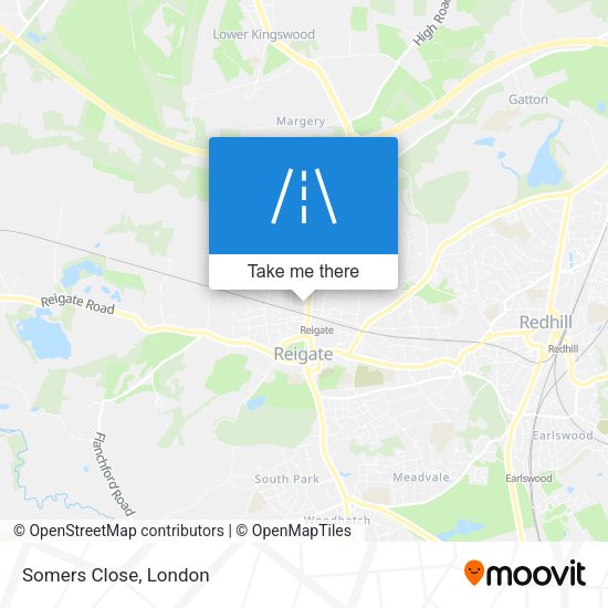 Somers Close map