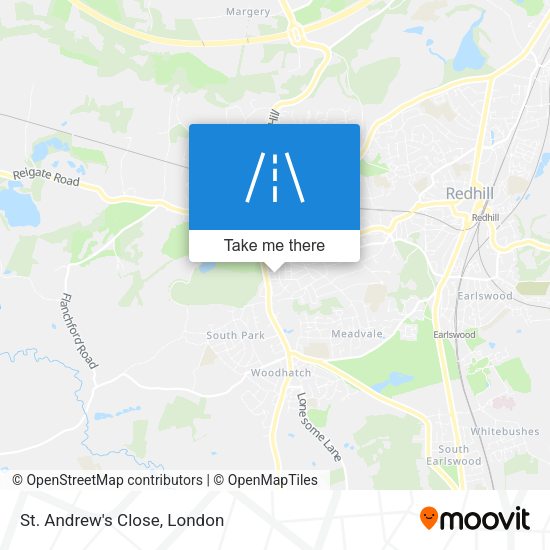 St. Andrew's Close map
