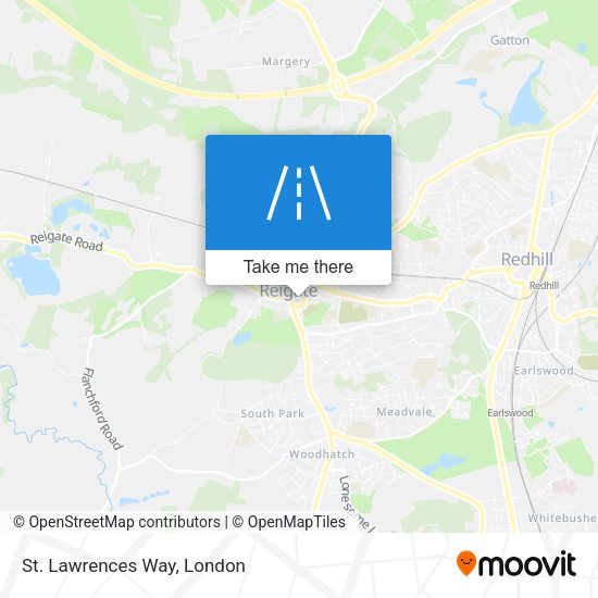 St. Lawrences Way map