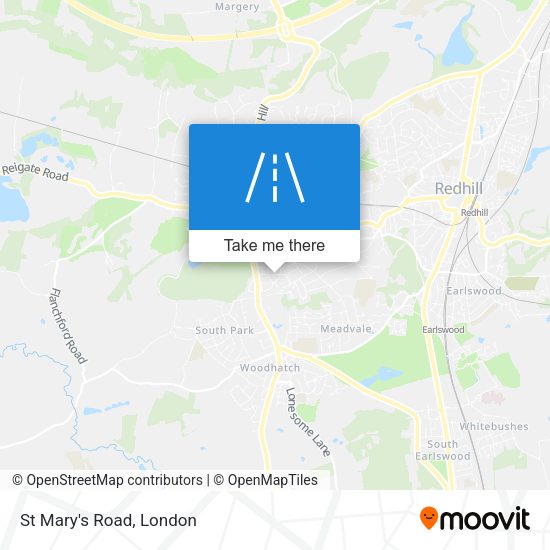 St Mary's Road map