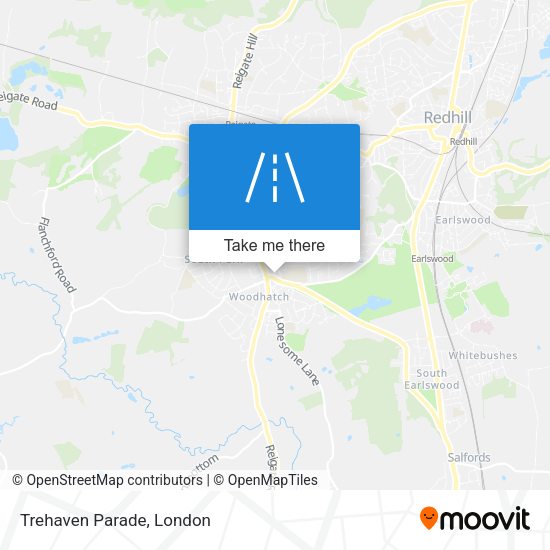 Trehaven Parade map