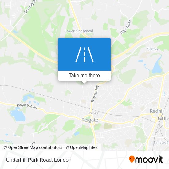 Underhill Park Road map