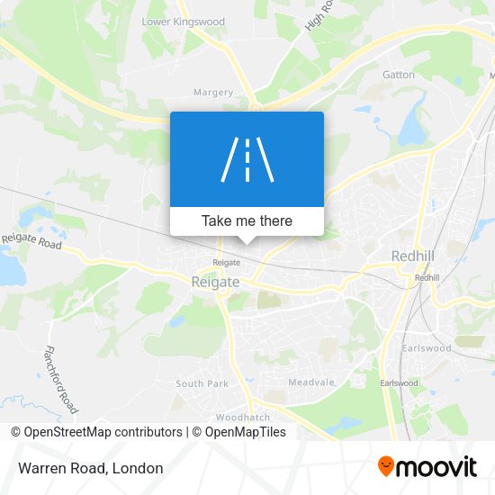 Warren Road map
