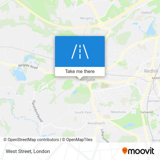 West Street map