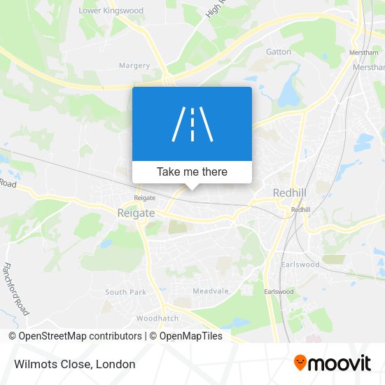 Wilmots Close map